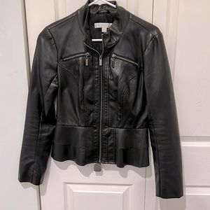 Fake leather jacket